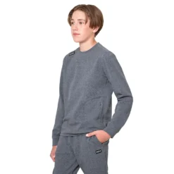 TRUE 2021 TERRY CREW - Youth -Warrior Sales Shop true 2021 terry crew youth charcoal heather