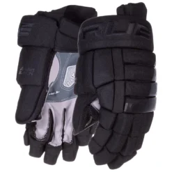 TRUE A Series Black Hockey Gloves - Junior