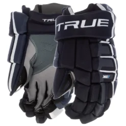 TRUE XC7 Hockey Gloves - Junior -Warrior Sales Shop true xc7 hockey gloves junior navy