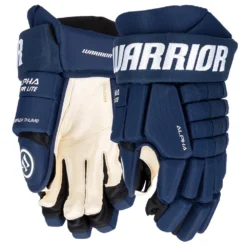 Warrior Alpha FR Lite Hockey Gloves - Junior -Warrior Sales Shop warrior alpha fr lite hockey gloves junior navy