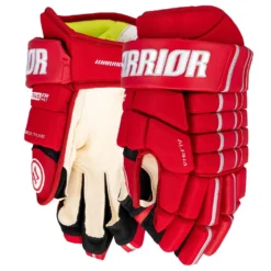 Warrior Alpha FR Pro Hockey Gloves - Junior -Warrior Sales Shop warrior alpha fr pro hockey gloves junior red