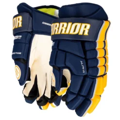 Warrior Alpha FR Pro Hockey Gloves - Senior -Warrior Sales Shop warrior alpha fr pro hockey gloves senior navy sport gold