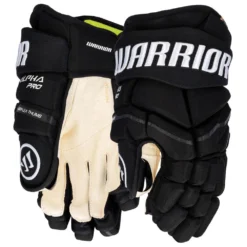 Warrior Alpha Pro Hockey Gloves - Junior -Warrior Sales Shop warrior alpha pro hockey gloves junior black