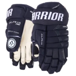 Warrior Alpha Pro Hockey Gloves - Junior -Warrior Sales Shop warrior alpha pro hockey gloves junior navy 1