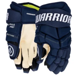Warrior Alpha Pro Hockey Gloves - Junior -Warrior Sales Shop warrior alpha pro hockey gloves junior navy