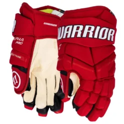 Warrior Alpha Pro Hockey Gloves - Junior -Warrior Sales Shop warrior alpha pro hockey gloves junior red