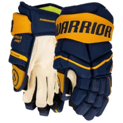 Warrior Alpha Pro Hockey Gloves - Senior -Warrior Sales Shop warrior alpha pro hockey gloves senior navy sport gold