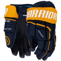 Warrior Covert QR5 30 Hockey Gloves - Junior -Warrior Sales Shop warrior covert qr5 30 hockey gloves junior navy sport gold